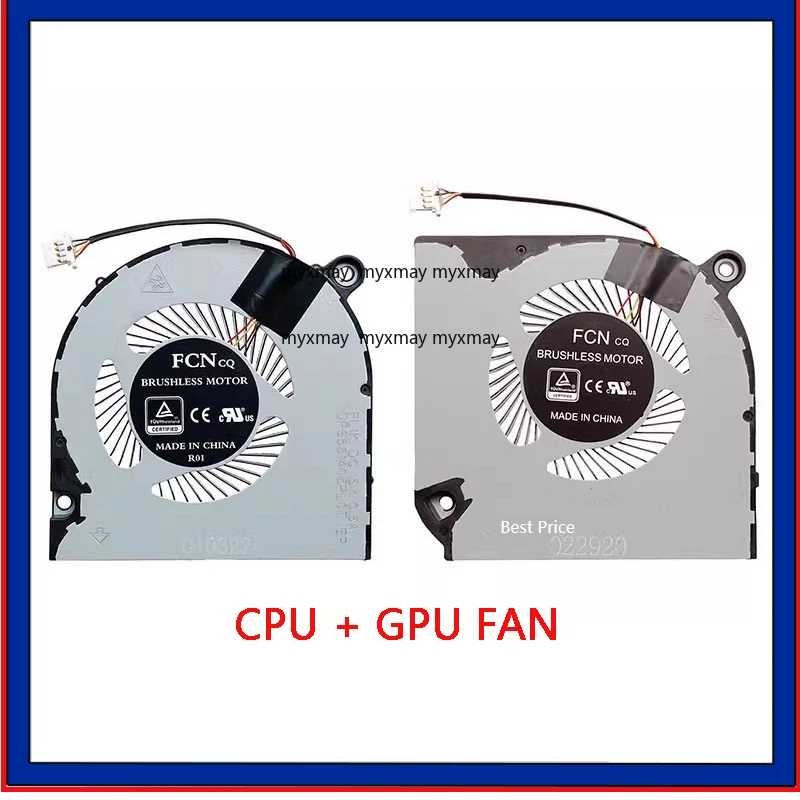 

New Original Laptop Cooler CPU GPU Cooling Fan For ACER AN515-54 43 N18C3 AN517-51 AN715-51 A715-74 75 N19C5