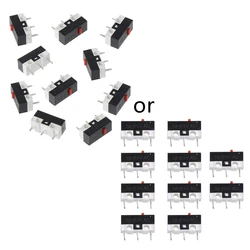 10 Pieces Mouse Micro Switch Universal Mouse Buttons 3 Pin Mouse Repair Suitable for Sniper Game Players Easy to  drop ship