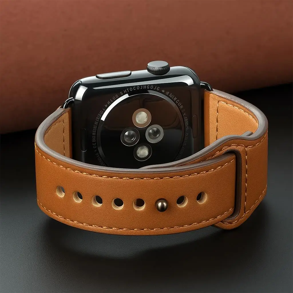 Bracelet pour Apple watch 10 bandes 42mm 44mm 40mm 41mm/45mm 49mm 46mm correa iWatch série 11 8 7 5 6 se 9 ultra 3 2 Bracelet en cuir