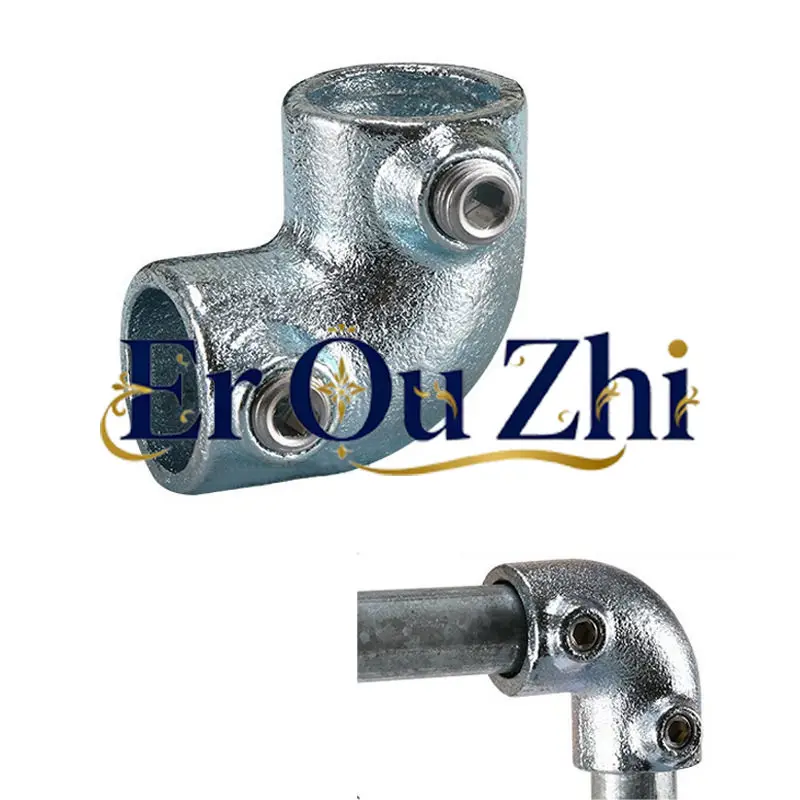 1 Inch Round Pipe Connector Without Welding 32mm Galvanized Steel Pipe Cast Iron Parts Fixed Buckle