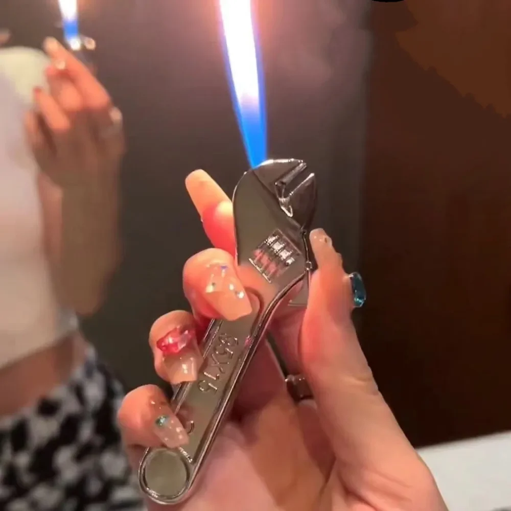 2026 Newest Wrench/Pliers Open Flame Lighter Cigar Igniter Smoke Windproof Fire Cigarette Lighters & Smoking Accessories