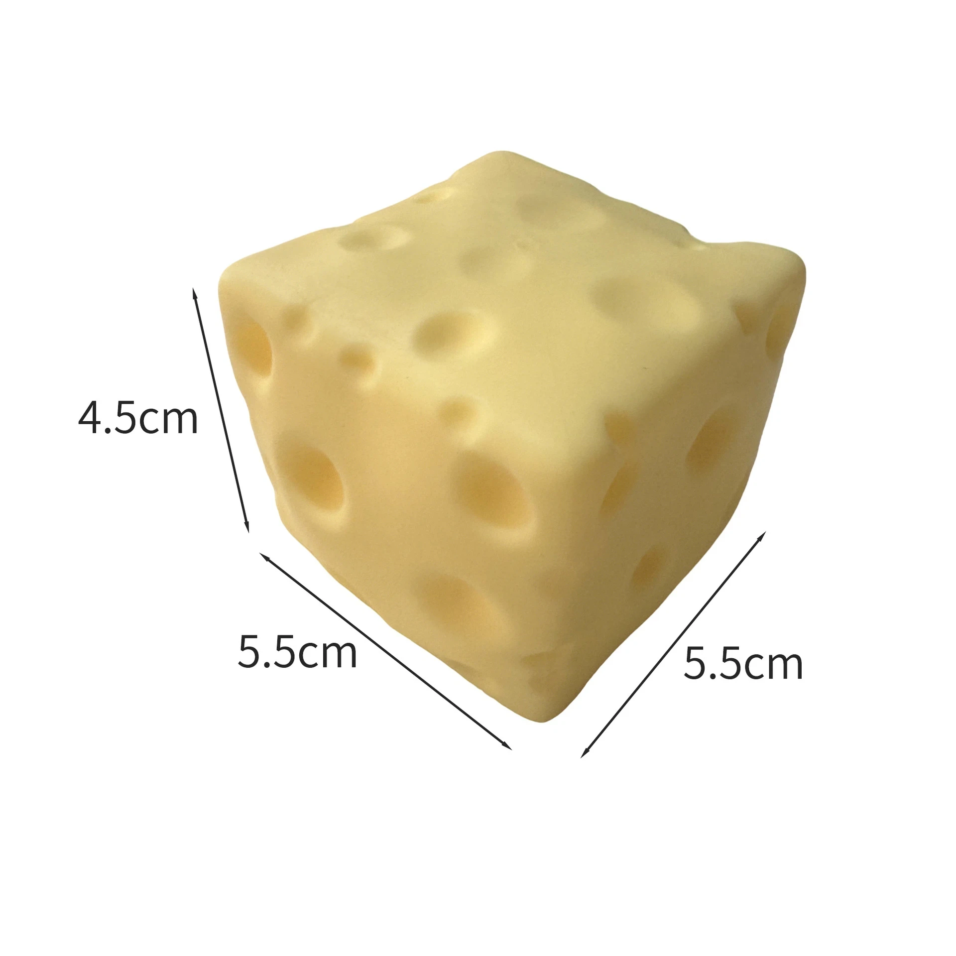 5/7/11CM Riesiges Käse-Quetschspielzeug Extra Große Größe Käse-Squishy Fidget Toys Langsam Rückfederndes Formbares Stressabbau-Ball Geschenke für Erwachsene