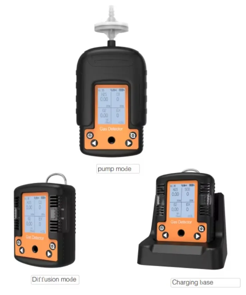 【Best-selling】JINAN NOVA H2S O2 CO EX Four-in-One Thermostat Portable   Pump Diffusion Modes IP68 Protection High Acc