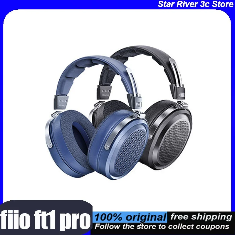 

Наушники FiiO FT1 Pro открытого типа с планарно-магнитными излучателями, Hi-Fi, проводные, 20 Ом, высокая чувствительность, Hi-Res Audio
