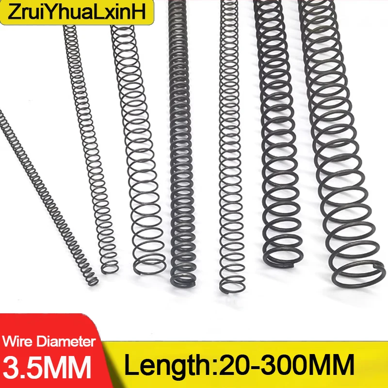 3.5mm 65MN steel compression spring, high strength vibration control, shock absorption return , Od：20-42mm, Length:20-300mm