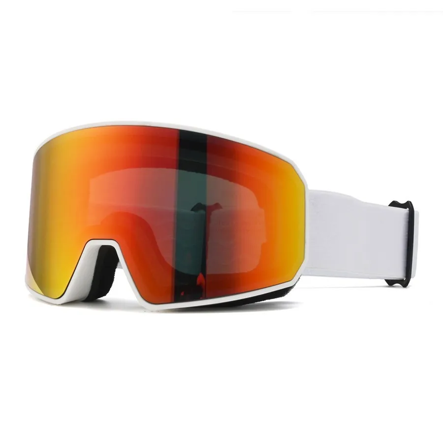 نظارات التزلج ذات الطبقة المزدوجة المضادة للضباب - نظارات تسلق الجبال للحماية من الأشعة فوق البنفسجية لرياضات الثلج والأنشطة الخارجية