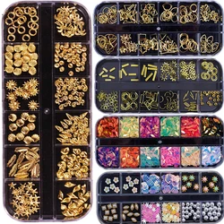 3D Nail Crystal Rhinestone Glitter Metal Diamond Sequin  Manicure Nail Art Art Deco Nail Art Jewelry