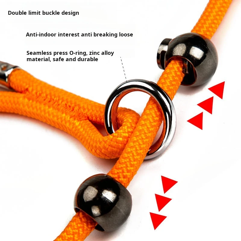 P chain p rope lead chain small and medium-sized dog explosion-proof punch knot pet supplies walking dog out of training p rope