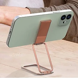 Luxury Cellphone Holder Metal Mobile Phone Stand Square 360° Folding Finger Ring Tablet Alloy Bracket for Samsung iPhone 14 15