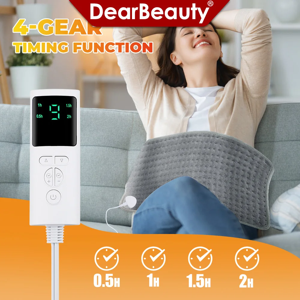 Electric Heating Pad Physiotherapy Blanket Body Pain Relief 9 Gears 4 Timing Winter USB Heater for Home Shoulder Back Warm Sheet