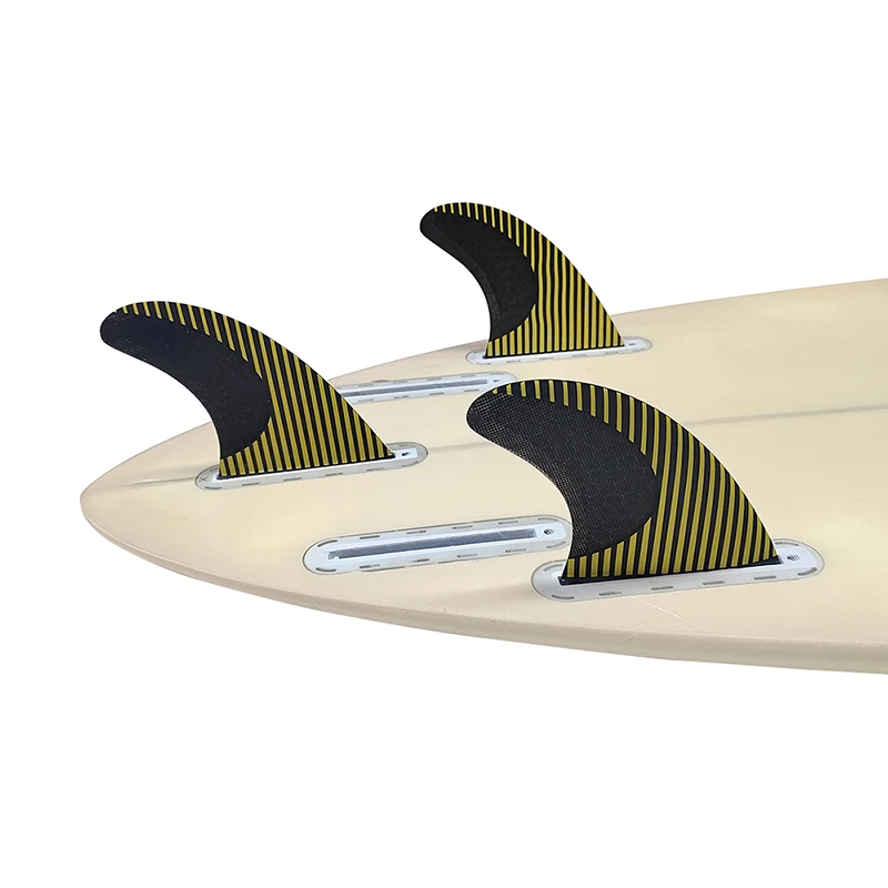 UPSURF FUTURE Fins M/L Tri Fins Set Honeycomb Fibra de Carbono Propulsor Prancha de Surf Barbatanas Únicas Guias Barbatanas de Surf para Shortboard, Funboard