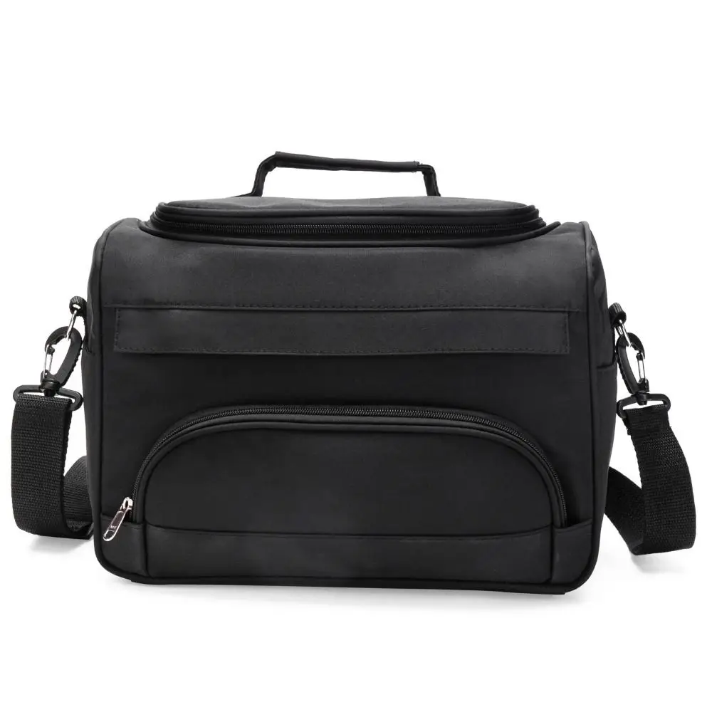 Professional Portable Barber Bags Shoulder Strap Stripes Hairdressing Tool Bag Durable Zipper Carrying Storage Bag Hair Cutting