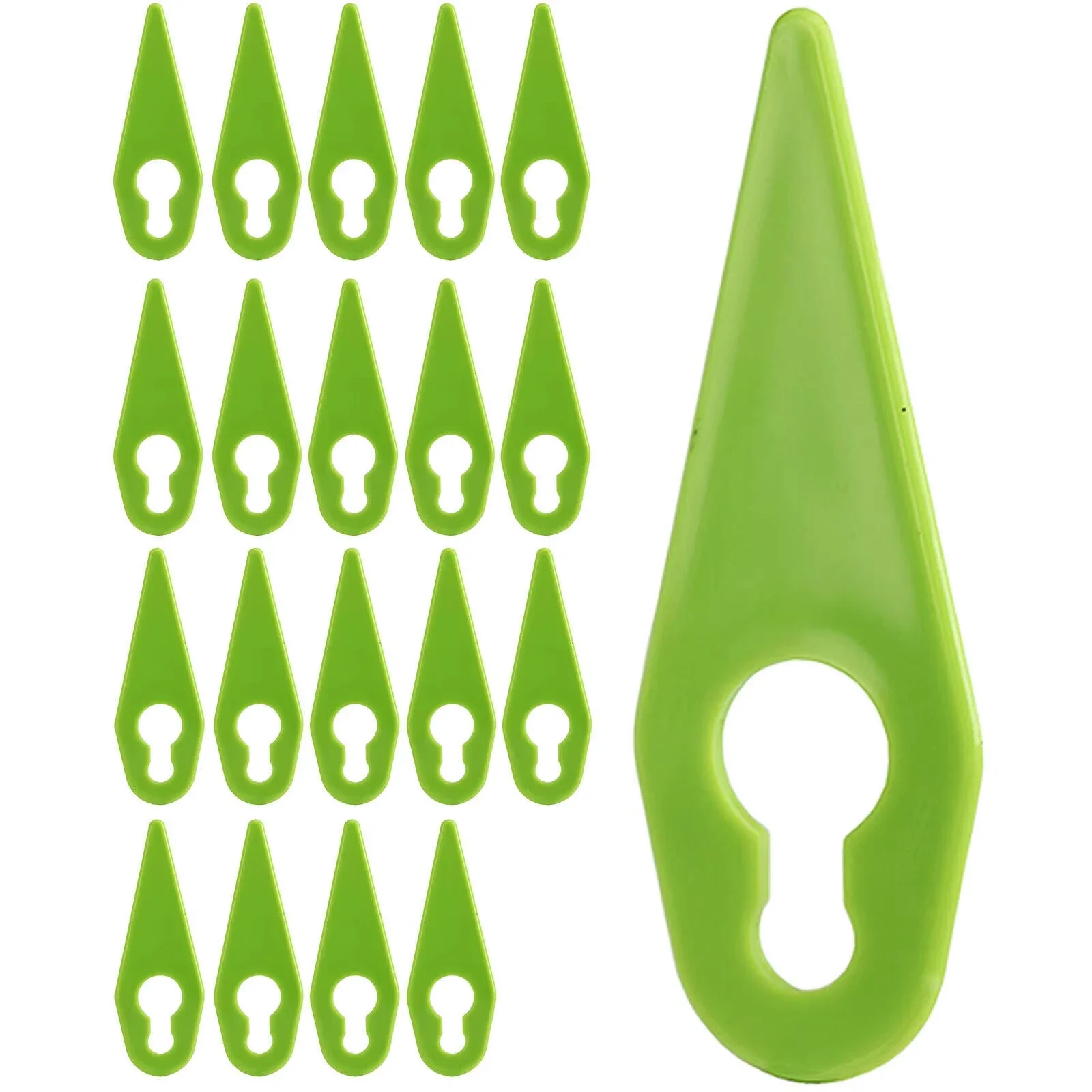 50/100 قطعة شفرات بلاستيكية ل ST04 ST05 ST20 GT3.0 GT4.0 GT50 اللاسلكي العشب الانتهازي القص رؤساء دائم جزازة العشب الملحقات #2