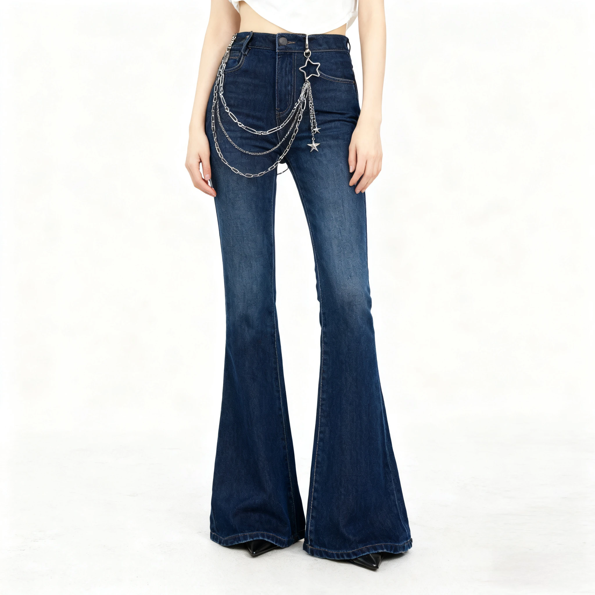 Stylish Alloy Multi-Layer Star Pants Chain with Secure Fastening for Casual And Formal Events Body Jewelry Accessory