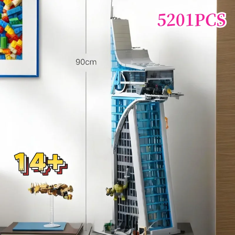 

Новинка! Конструктор HaPPY NEW 5201 деталь: Модель «Классическая башня Мстителей» (Улица героев) 76269. Игрушка-конструктор из кирпичиков для подарка на День рождения или Рождество.