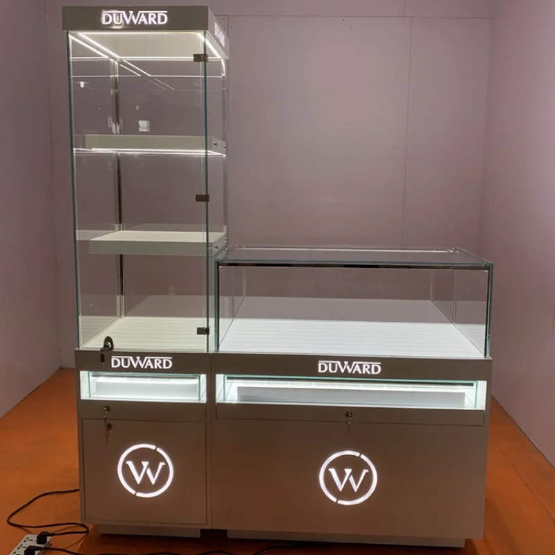 Custom. hot sale jewelry showcase, top quality full jewelry kiosk, Eyeglass Display Cabinet