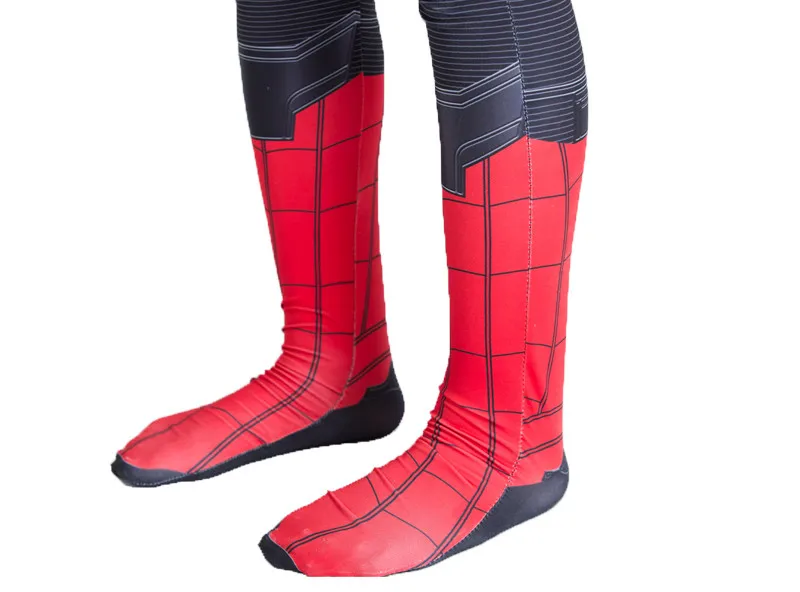 Superhero Expedition Leotard Movie Character Peter Parker As Justice Hero Mask Jumpsuit Halloween Cosplay Kids Costume