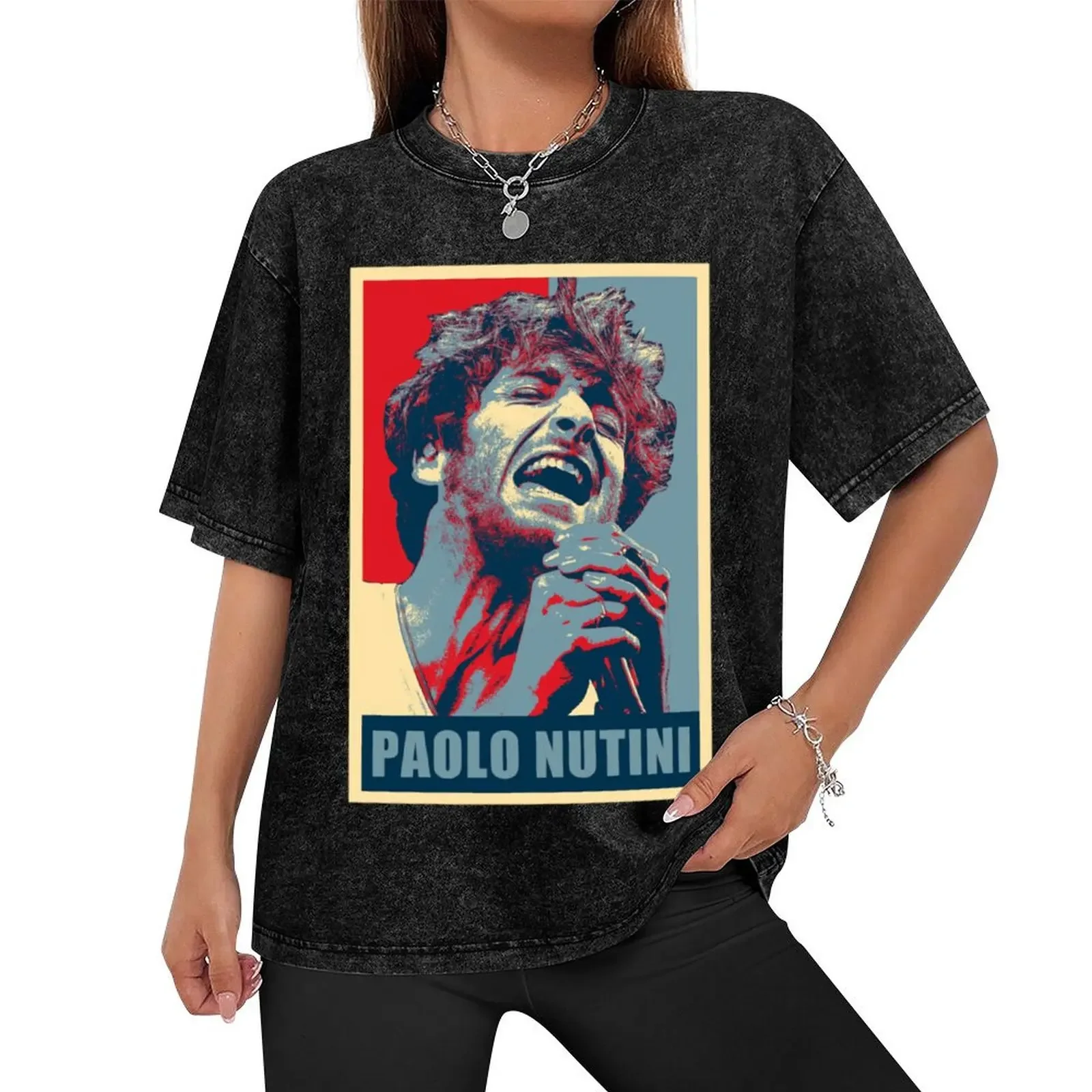 Paolo Nutini Singing Hope T-Shirt plus size clothes shirts graphic tee t shirt men 100℅ cotton