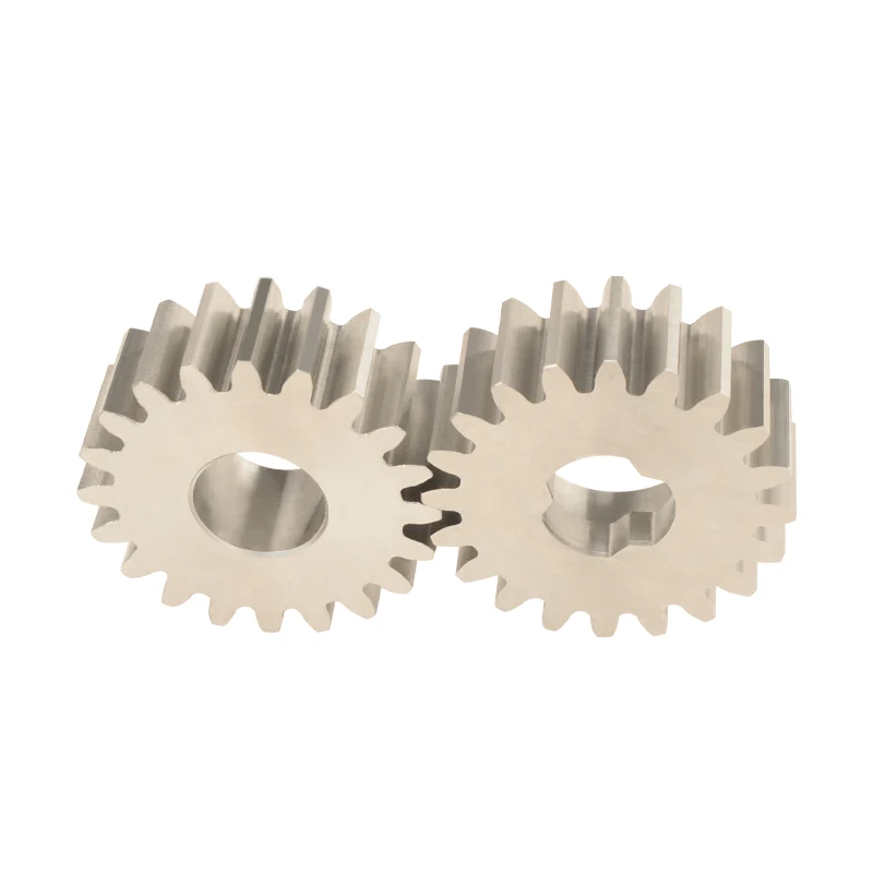 2PCS/Set High Precision Ice Cream Extrusion Pump Gears, Ice Cream Machine Replacement Parts, Helical Gears Retail and Wholesale