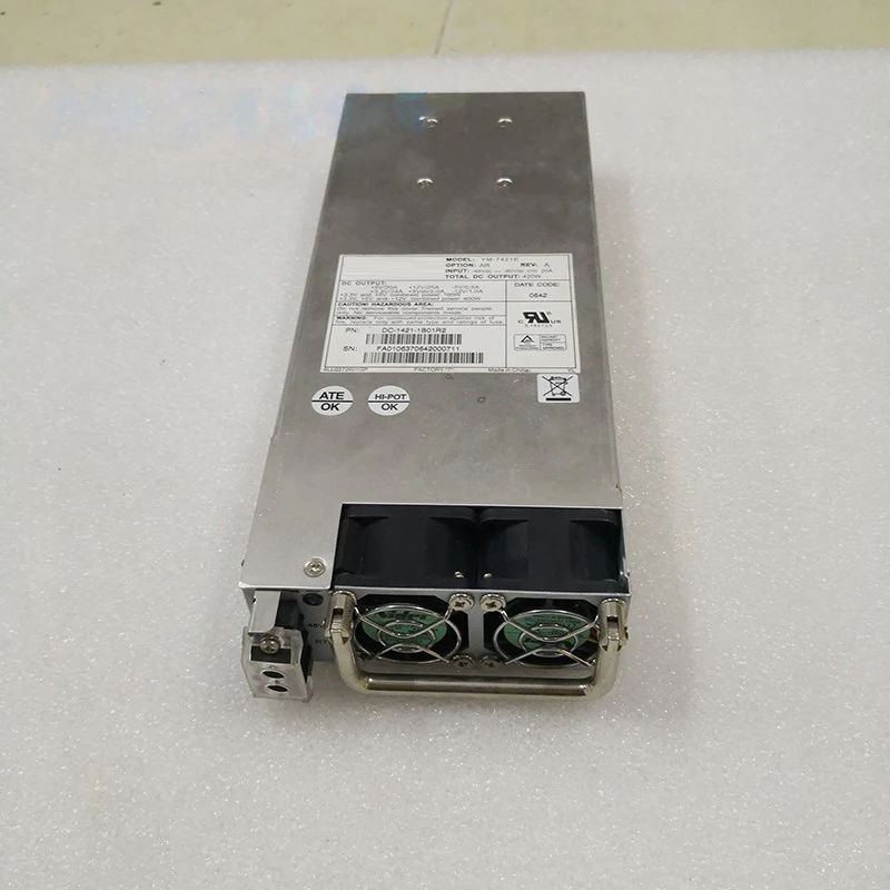 YM-7421E 420W For Juniper DC Power Supply SSG-520 SSG-550H Before Shipment Perfect Test