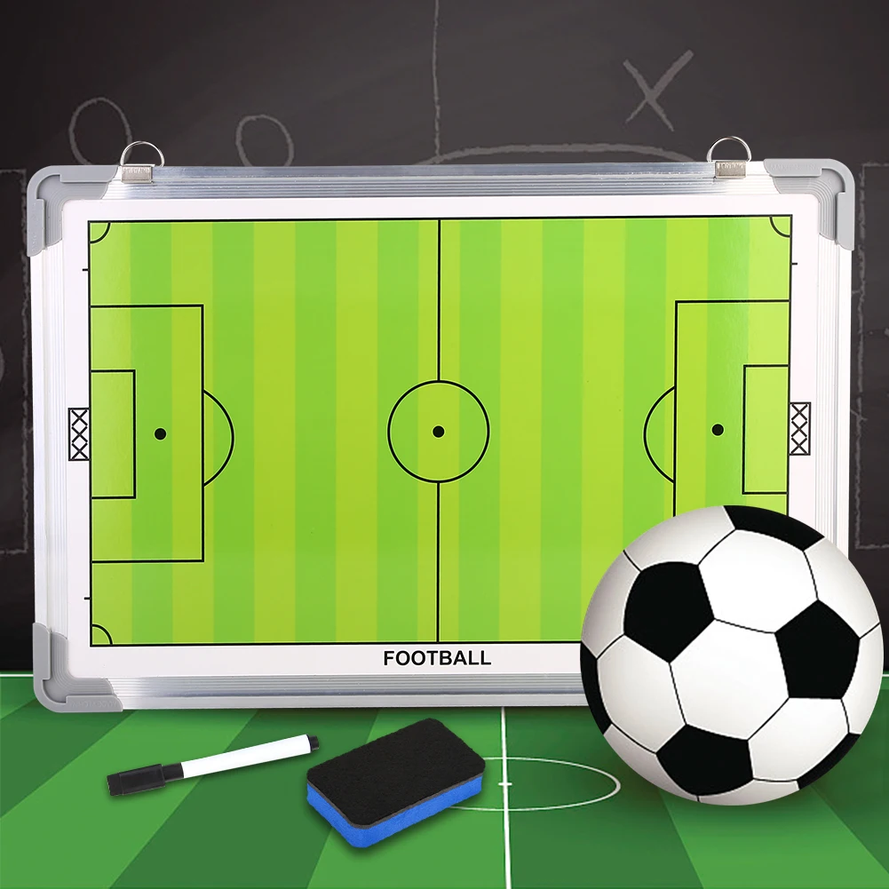 Strategi Coach Foottball Magentic, peralatan latihan papan logam ringan dengan pena