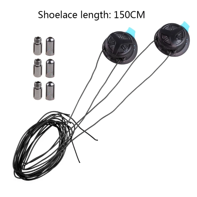 Automatic Lacing Device Rotating Shoelaces Artifact Revolving Buckle Tool Tight-loose Buckle Fast Rotate Button Hot Sale