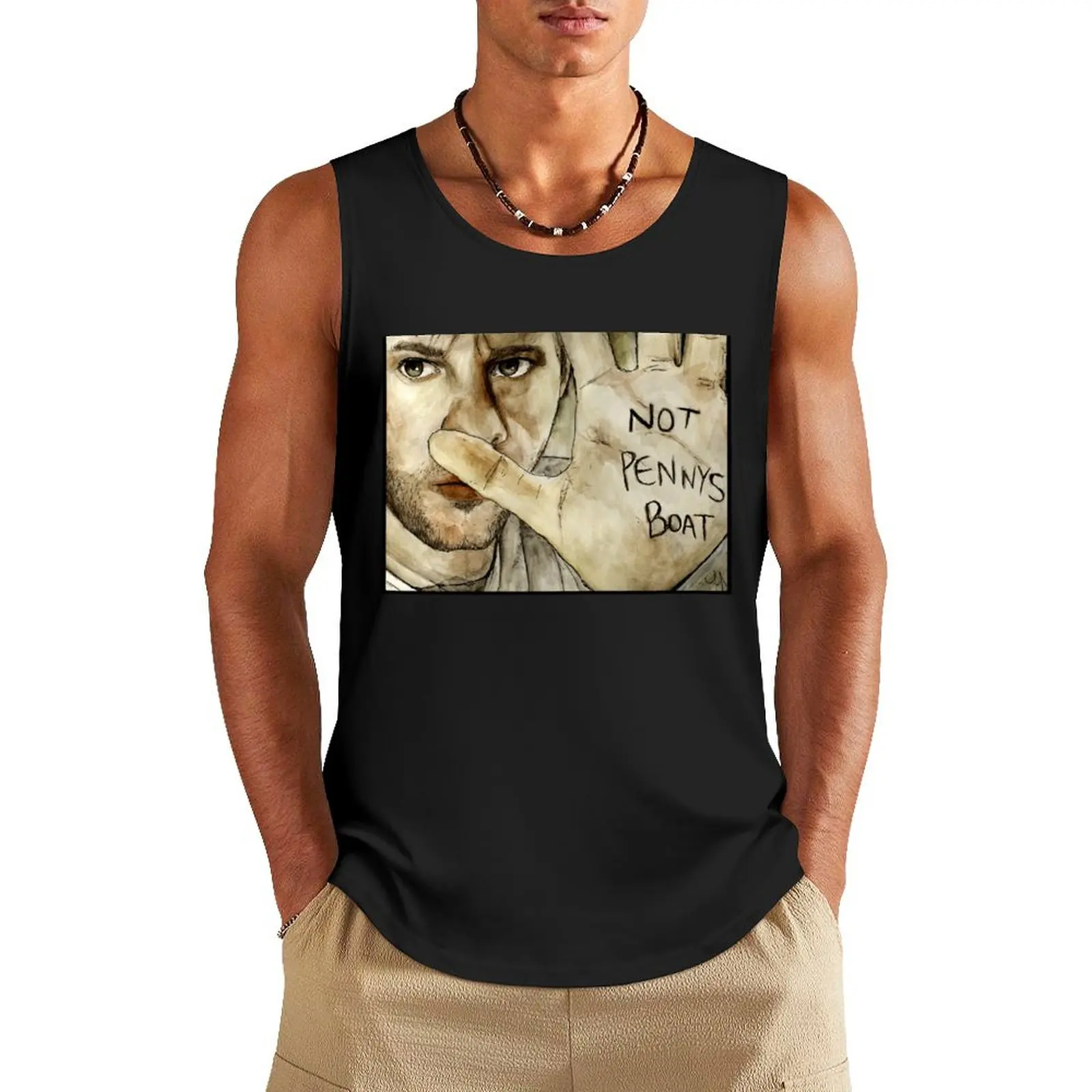 

Not Pennys Boat Tank Top Man gym clothes sleeveless shirt man sleeveless shirts