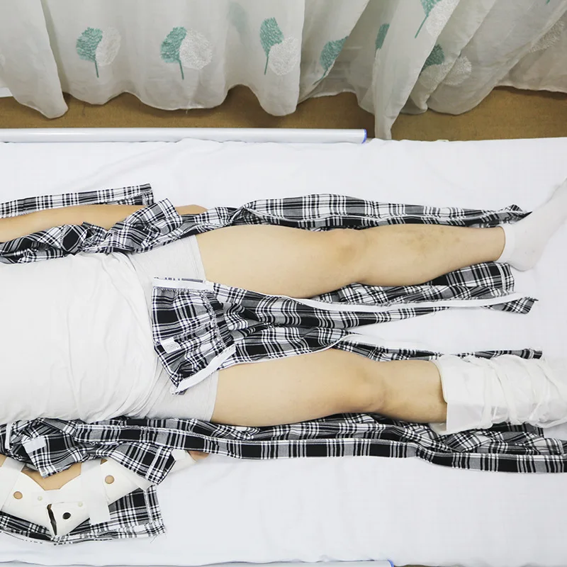 Men Zipper Long Pajamas Suit Full-Open Cloth Hospital Gowns Easy To Wear For Patient Of Paralyzed Bed Elderly Health Care