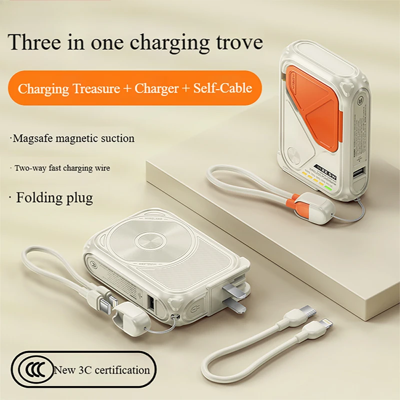 Xiaomi 20000 mAh Magnetic Charger Portable Wireless Power Bank Fast Charging Phone Holder Auxiliary Battery for iPhone Magsafe