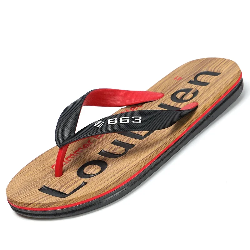 2023 High Quality Hot Sale Flip Flops Men Summer Beach Slippers Men Fashion Concise Slides Casual Men Slippers Beach Outdoor