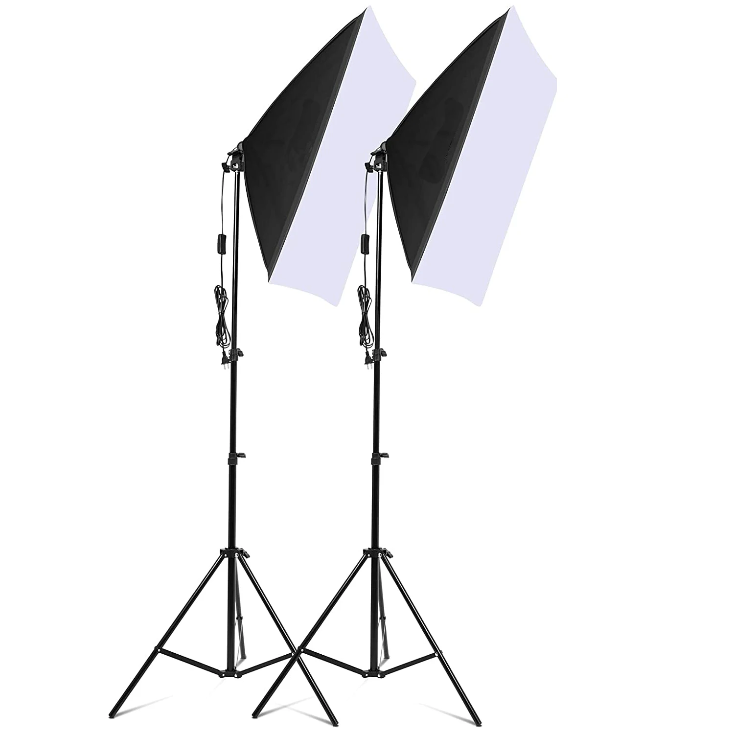 Soft Box Lighting Kit Continuous Photography Lighting SoftBox Photo Studio Lights With E27 Socket For Camera Shooting Video