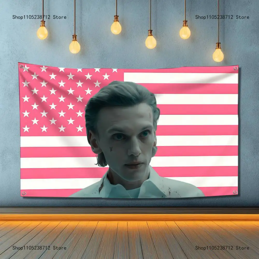 

Actor J-Jamie Campbell Flag Tapestry Banner For Bedroom Outdoor Living Room Restaurant Bar Wall Decor Party