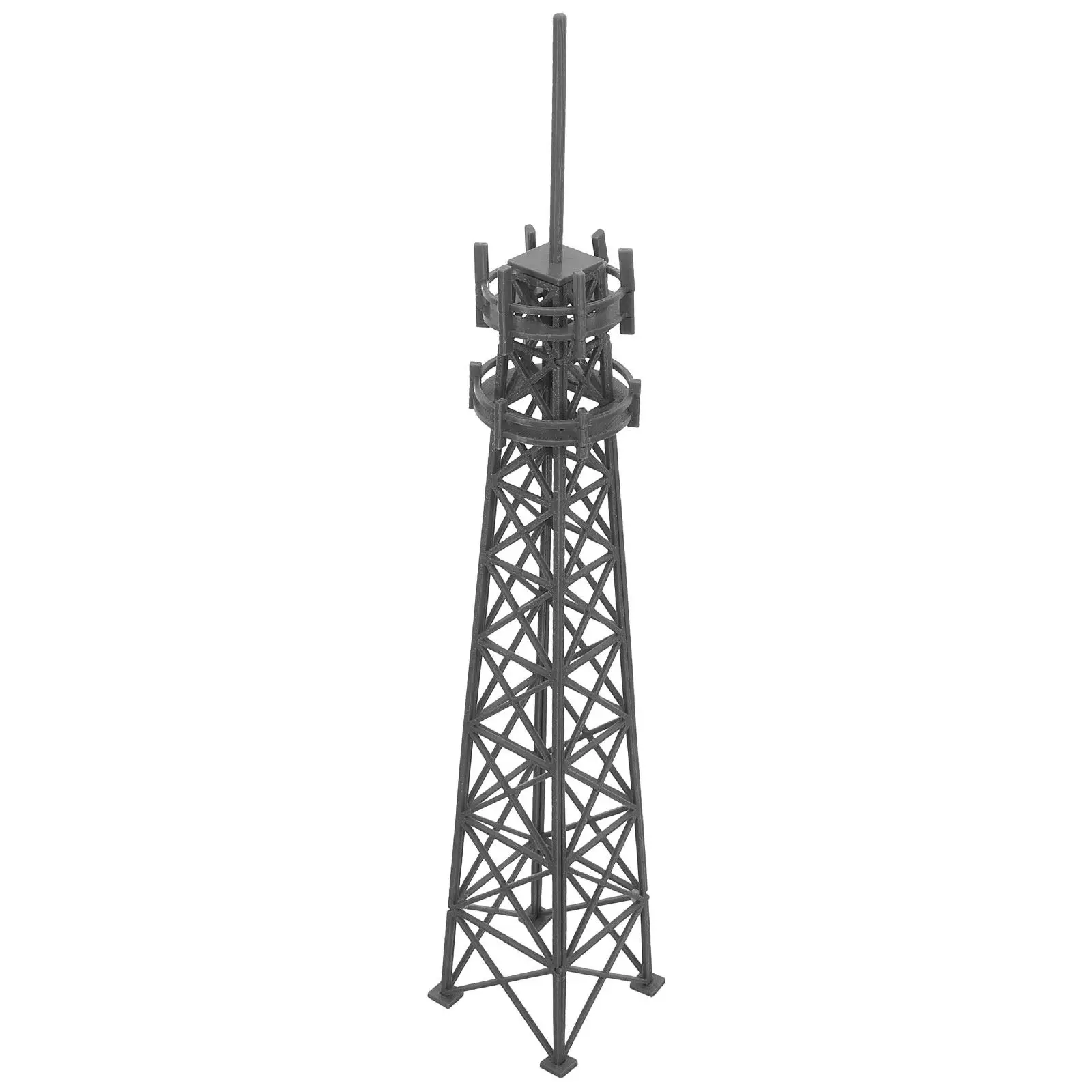 1:150 Railroad Layout Signal Tower Realistic Train Accessory Cell Communication Diorama City Miniatures Buildings Architectural