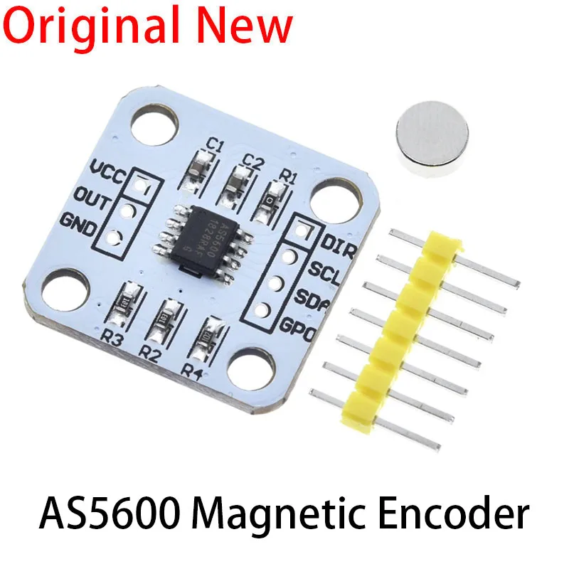 1PCS AS5600 magnetic encoder magnetic induction angle measurement sensor module 12bit high precision For aduino