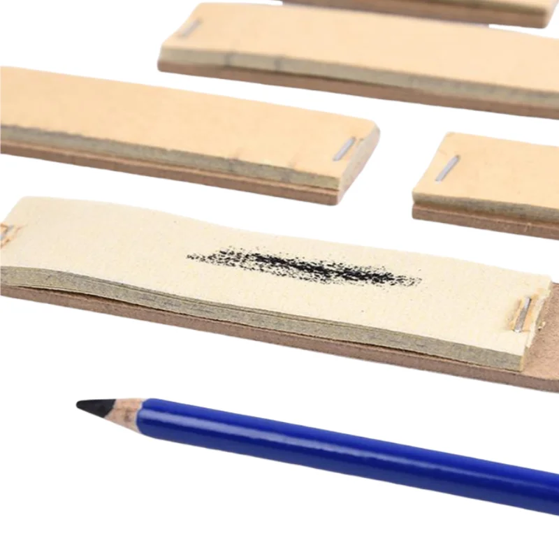 Sponge head sketching pencil sandpaper board Art drawing pencil sharpening pen point sandpaper Color paper pencil sharpening san