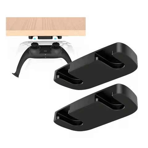 Game Controller Hanger Holder for PS4 PS5 Under Table Hanging Storage Rack Adhesive Joystick Gamepad Accessories