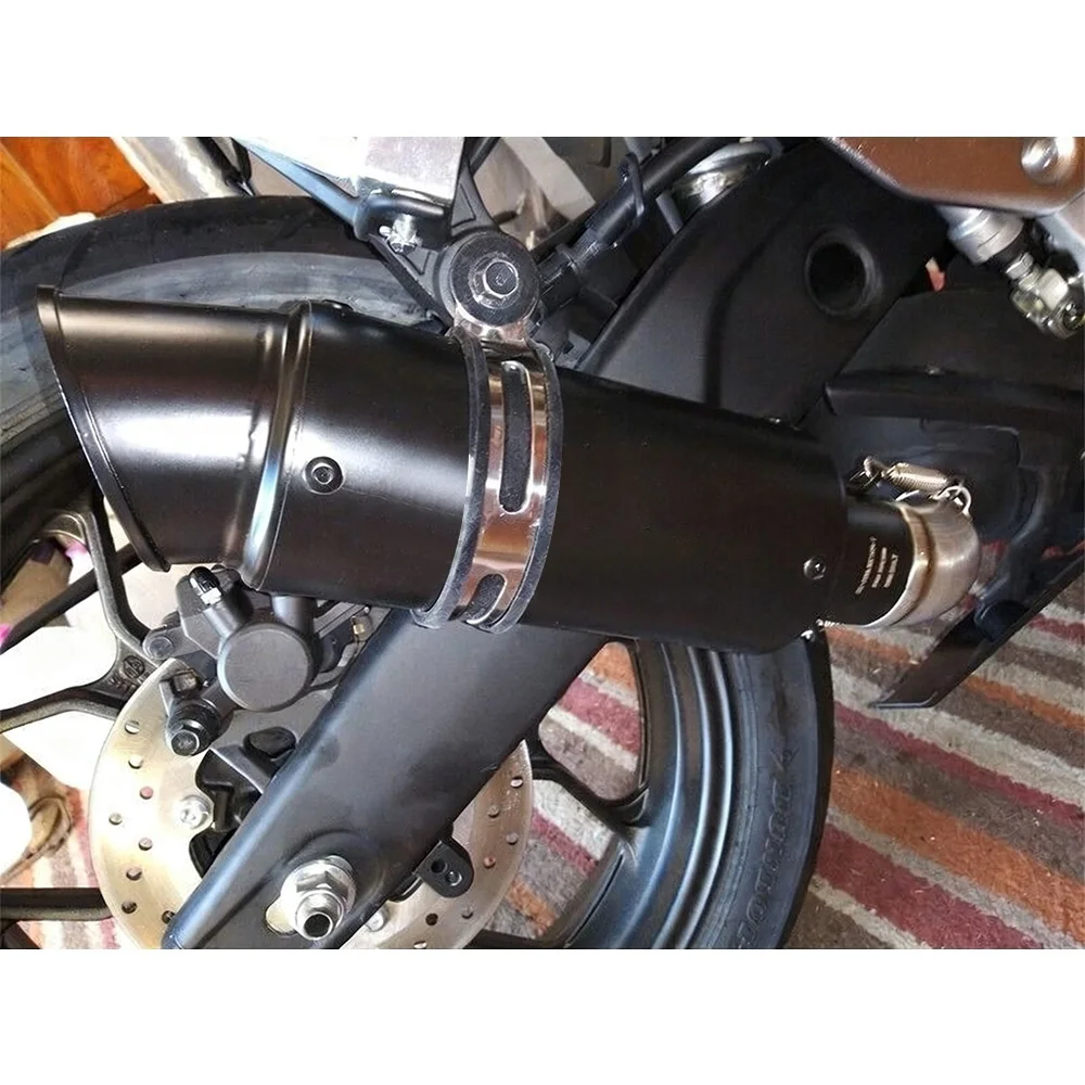 Exhaust Systems Exhaust Mid Connect Pipe Black Muffler Slip On For Suzuki GSXR 600/750 2006-2007 Exhausts Pipes
