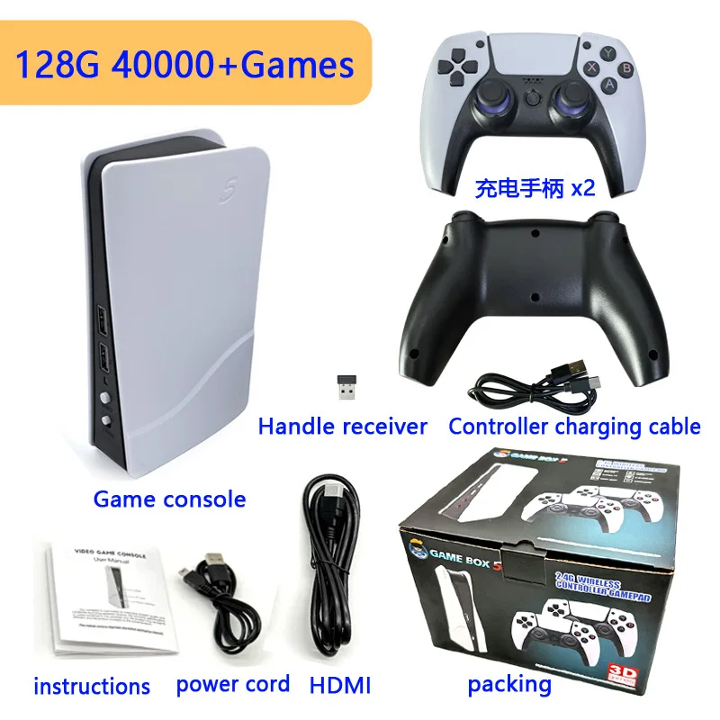 P5 PLUS wireless 2.4G high definition arcade PSP family 4K TV mini