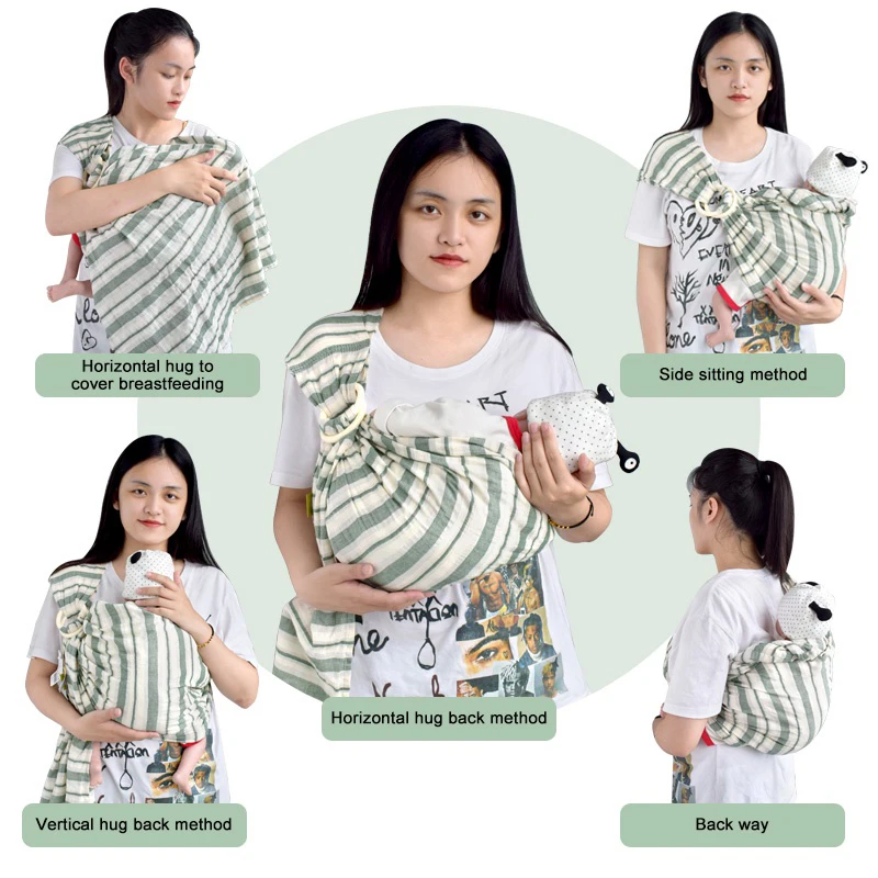 CUBY carrier baby breathable summer baby carrier Sling for newborns baby bag outside baby stripe carrier wrap for 0-36 months