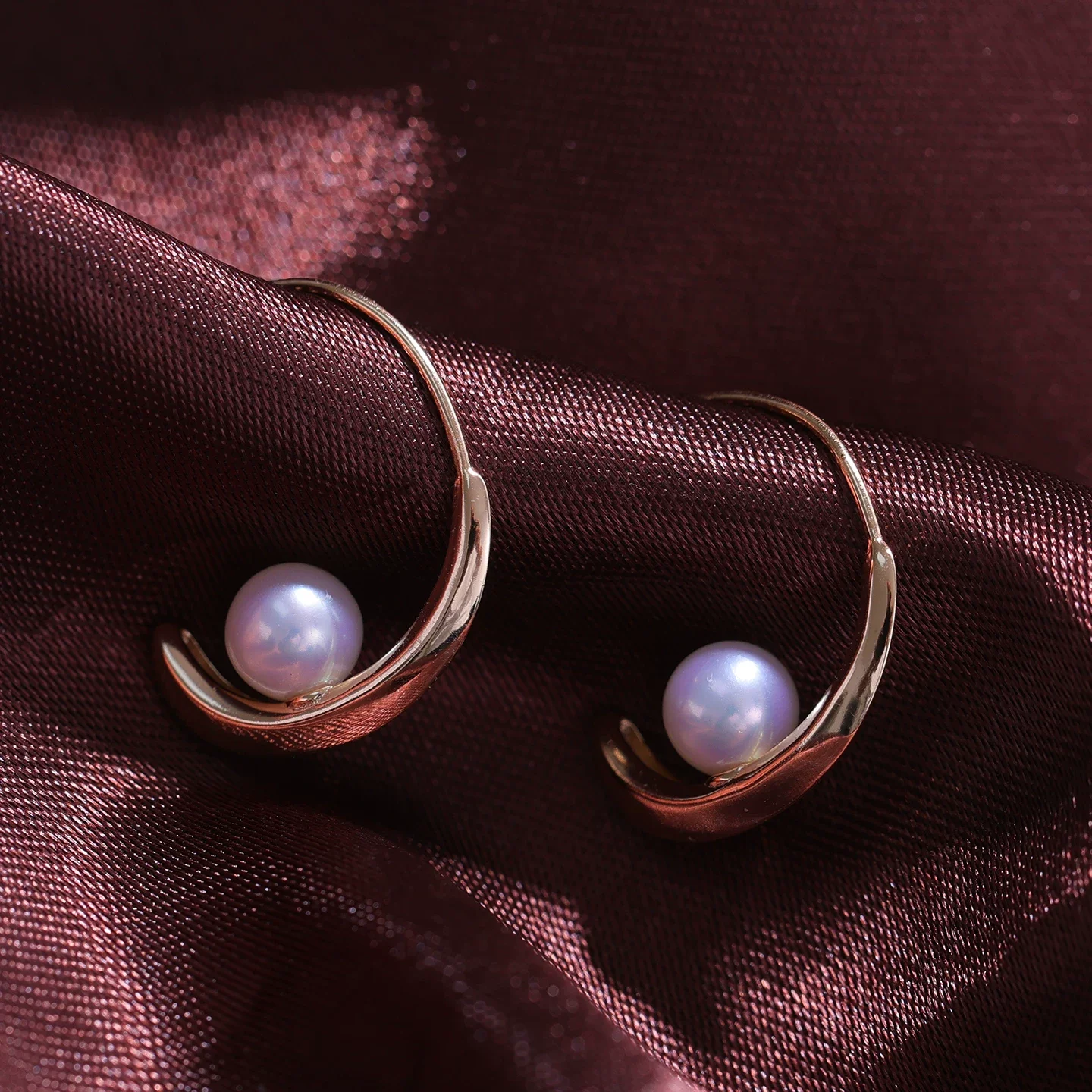 49 S925 sterling silver light luxury minimalist vintage elegant temperament pearl earrings with ear hook and ear jewelry 4