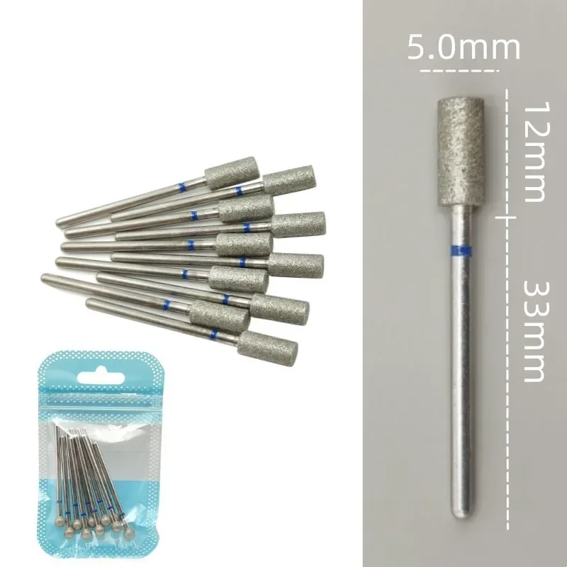 10 teile/satz Diamant Nagel Bohrer Rotery Elektrische Fräser für Pediküre Maniküre Dateien Häutchen Grat Nagel Werkzeuge Zubehör