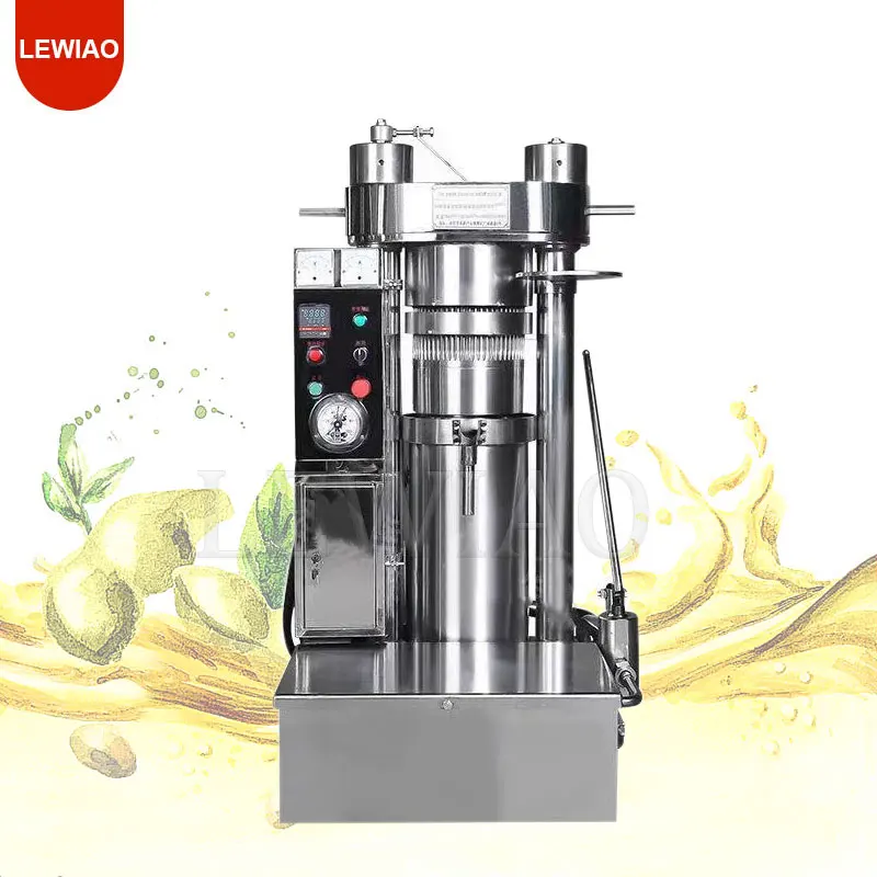 Large Capacity Cold Press Cocoa Butter Hydraulic Oil Presser Hydraulic Sesame Oil Press Machine