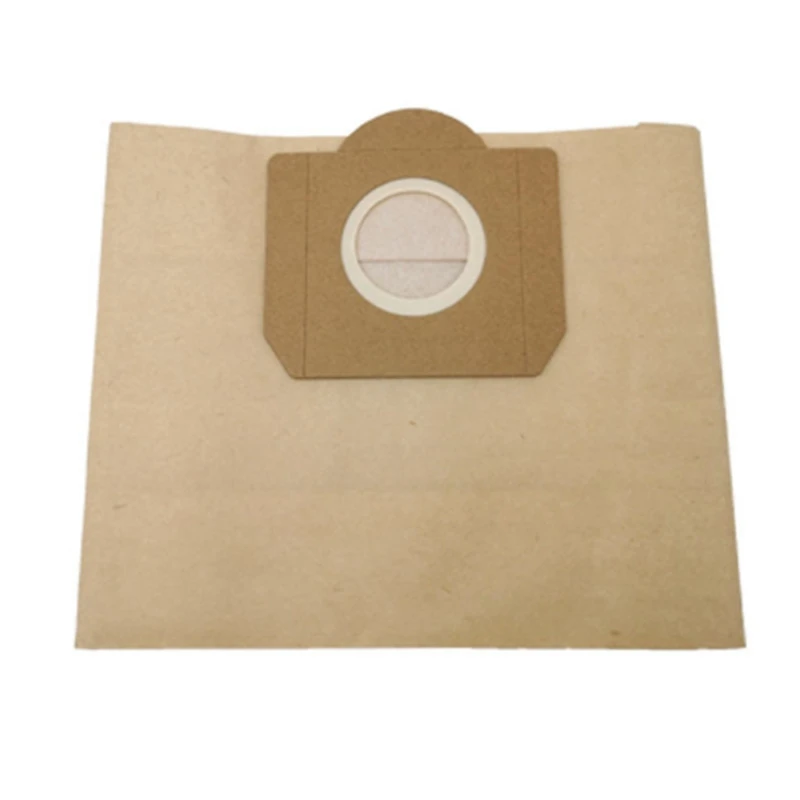 A23F 45Pcs Dust Bag for KARCHER WD3 Premium for WD 3.300 for WD 3.200 WD3.500 P, Vacuum Cleaner Bags, Paper, Yellow, 124mm x