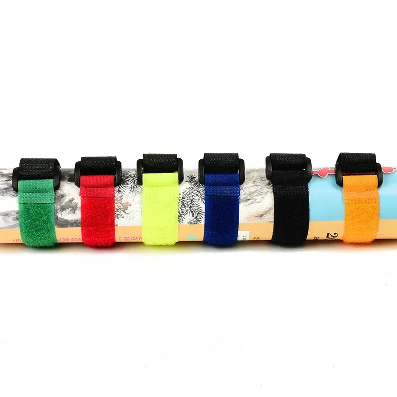 5-10 stücke Universal Fahrrad Strap Halter Nylon Klebrige Krawatte für Fahrrad Lenker Radfahren Taschenlampe Seil Bandagen Feste Gegenstände – Detail 10