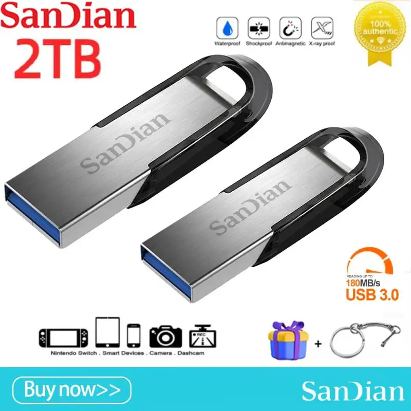 2TB USB3.0 1TB Pen Drive USB Flash Drives Mini Pendrive 512GB Pendrive Memory Stick 128GB 256GB Disk For TV PC Computer Gaming