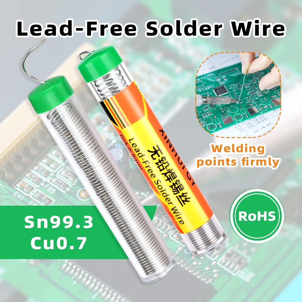 Lead free solder wire solder pen 0.8MM/1MM portable rosin core solder iron battery repair tool