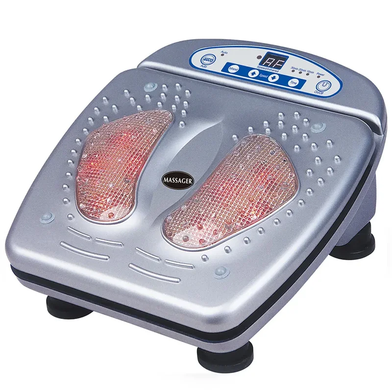 Electric Vibrating Blood Circulation Foot Massager Heating Hot Compress Feet Massage Machine