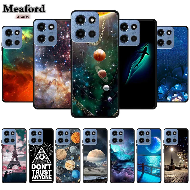 Para Motorola G 5G 2025 funda de teléfono parachoques suave TPU funda trasera de silicona escudo de mármol para Motorola Moto G 5G 2025 Fundas Coque