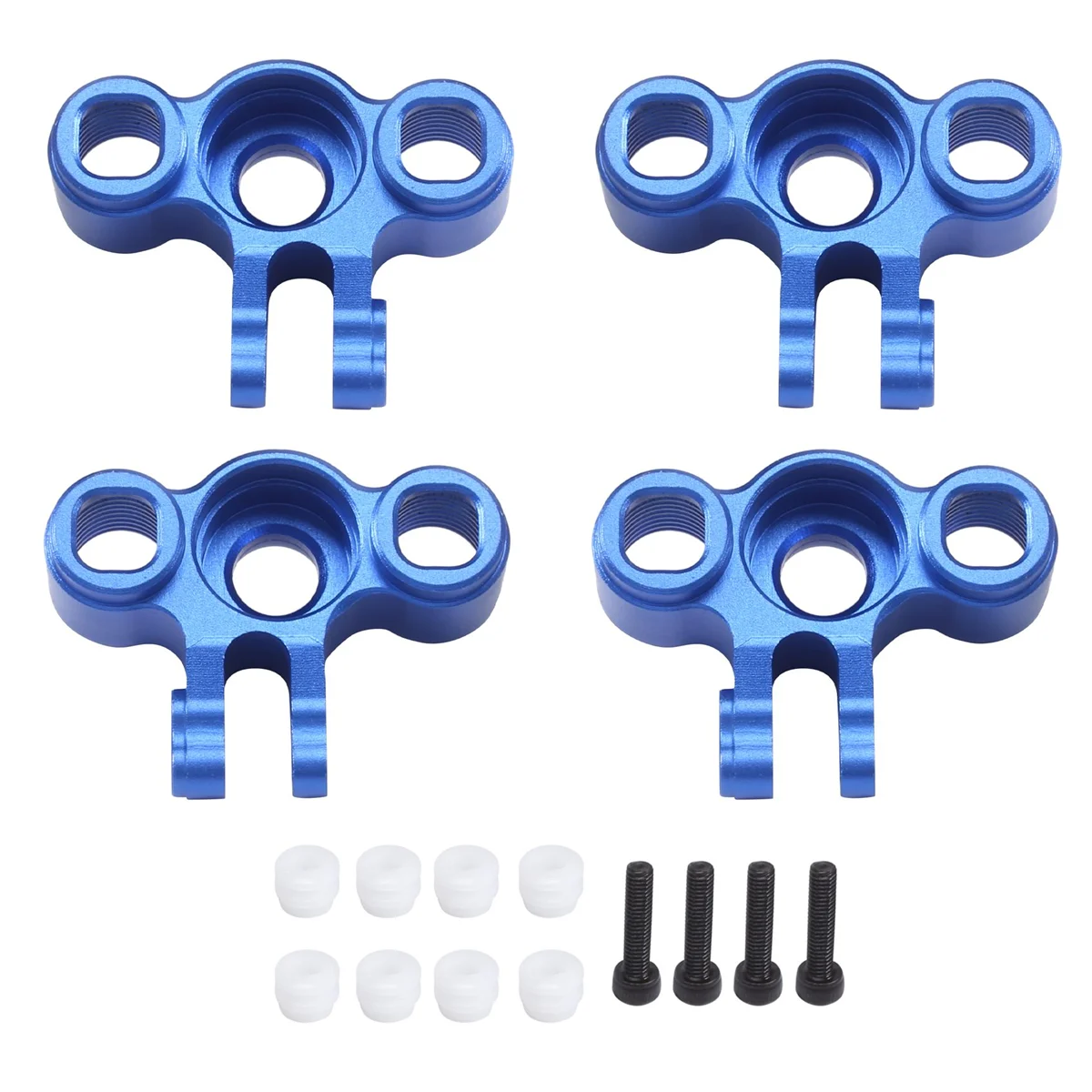 4Pcs Metal Front and Rear Axle Carrier Knuckle Arm 7034 for 1/16 Traxxas Slash E-Revo Summit RC Car Upgrade Parts,1