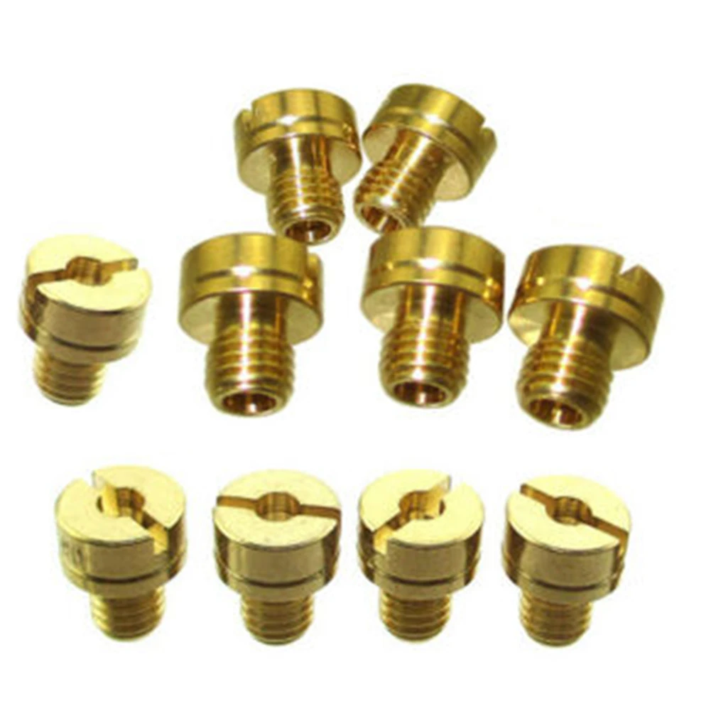 Auto Parts Pilot Jet M5x0.75mm 10pieces Car Accessories Replacement For Mikuni Carburetor Elegant Design Brand New